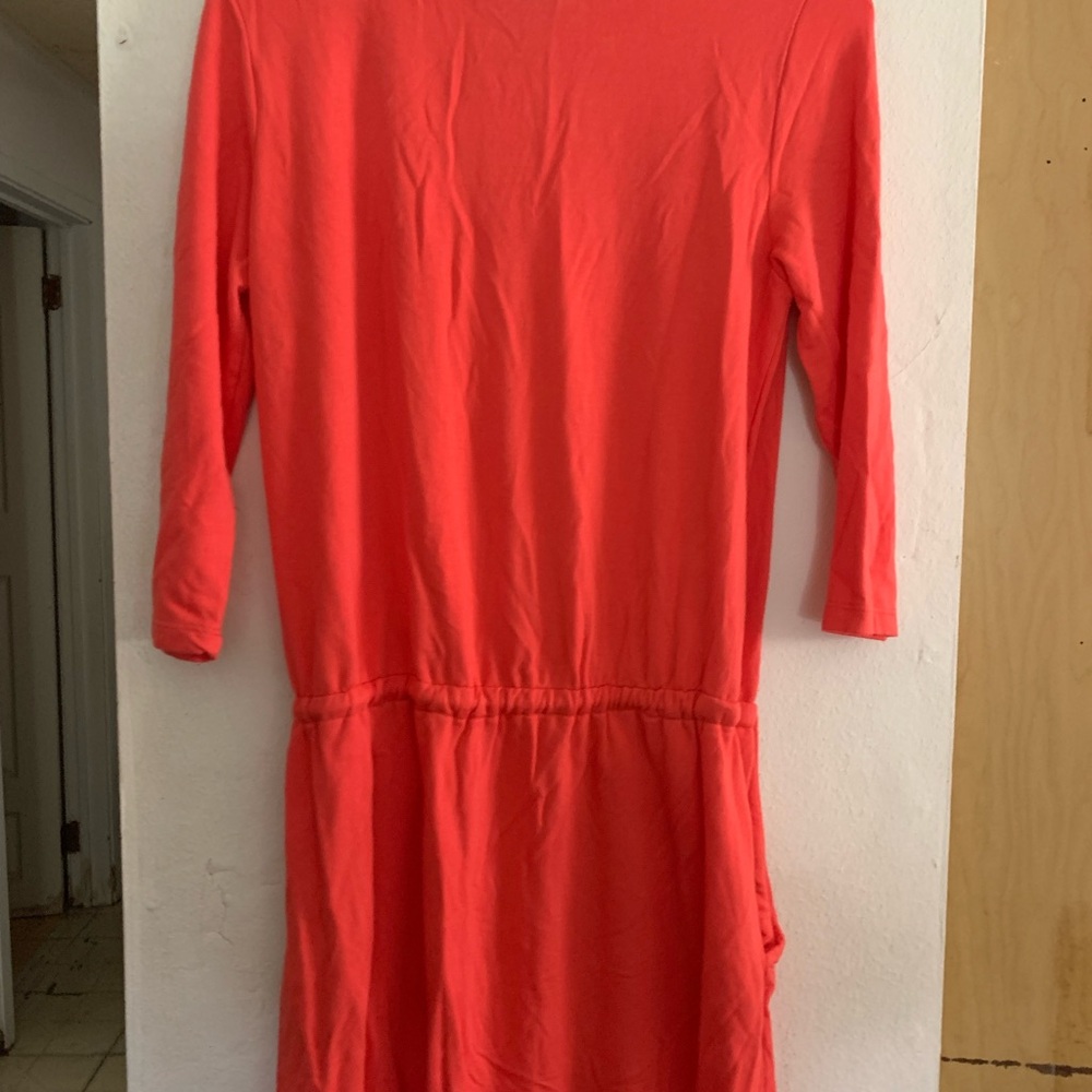Coral Long Sleeve Dress
